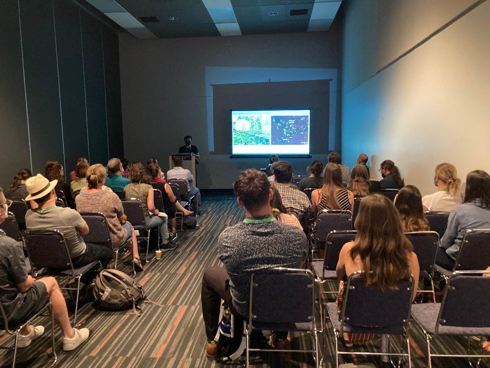 Giving a scientific presentation at the ESA Annual Meeting