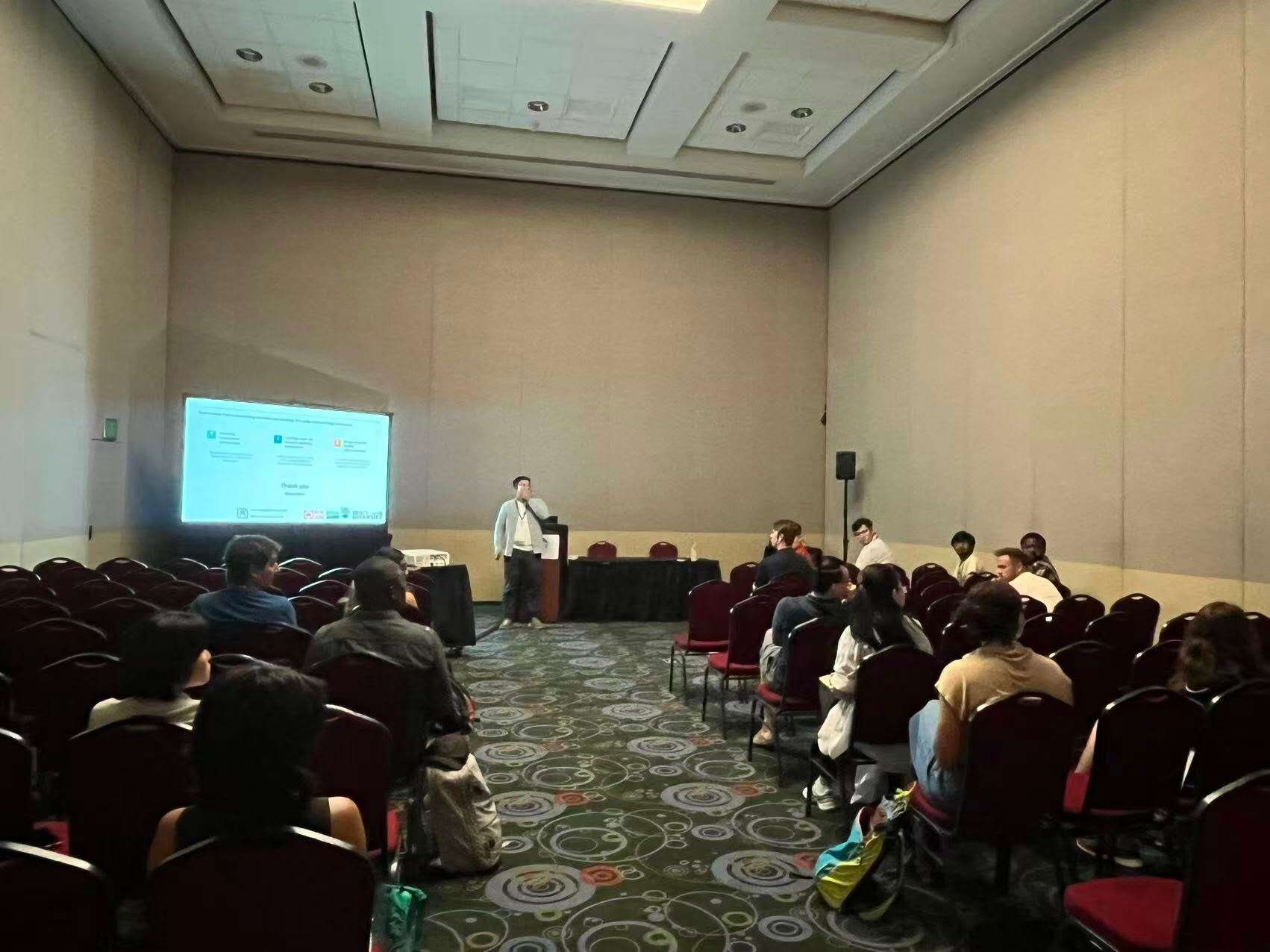 Giving a scientific presentation at the ESA Annual Meeting in Salt Lake City