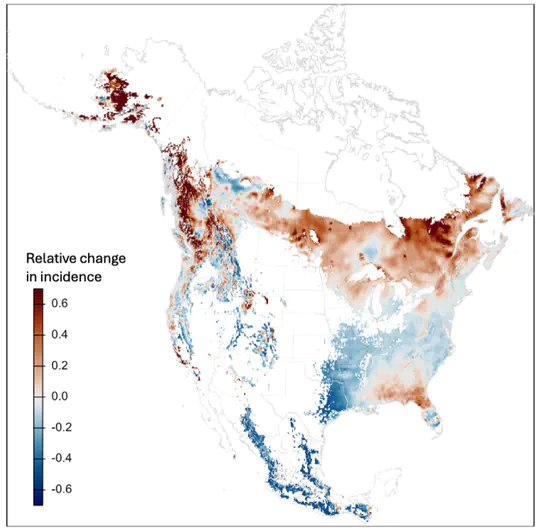 Climate-driven shifts in forest insect and pathogen risks